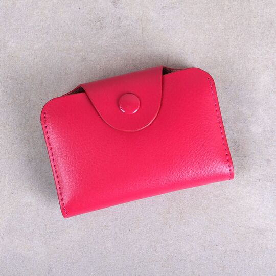 Визитница, розовая П0729