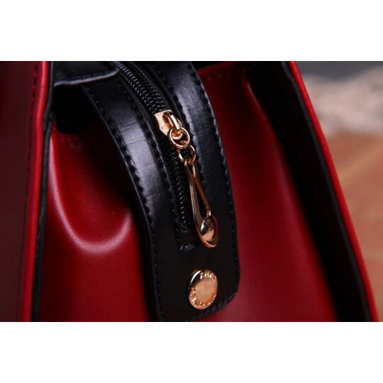 Жіноча сумка, червона П0733