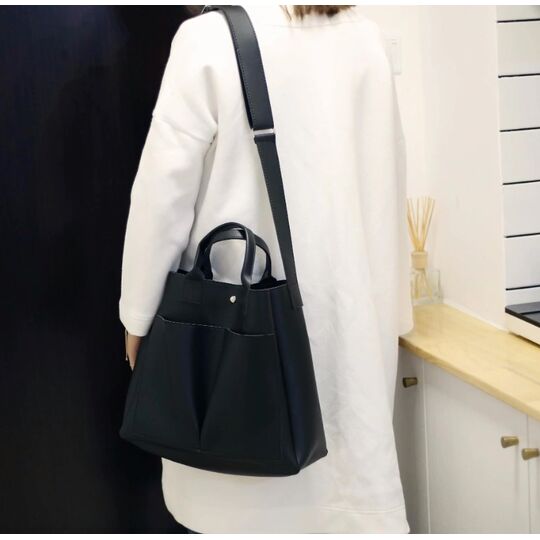 Сумка женская, черная П0734