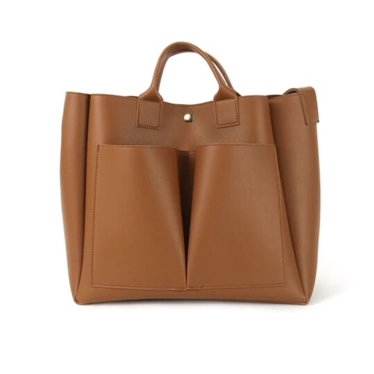 Жіноча сумка, коричнева П0735