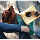 Женская сумка, коричневая П0735