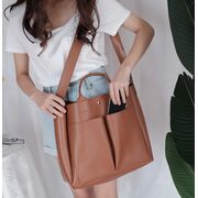 Женская сумка, коричневая П0735