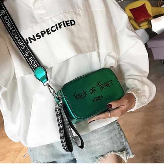 Женская сумка, зеленая П2722