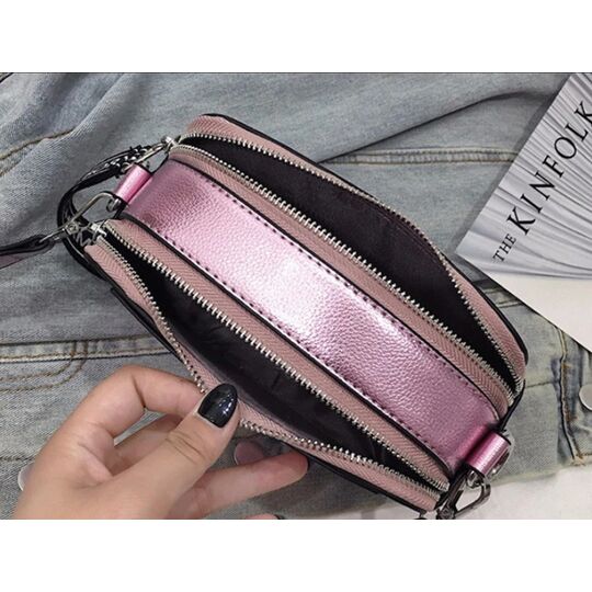 Женская сумка , розовая П0740