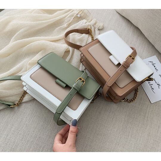 Женская сумка, зеленая П0745