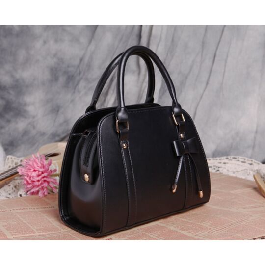 Жіноча сумка, чорна П0748