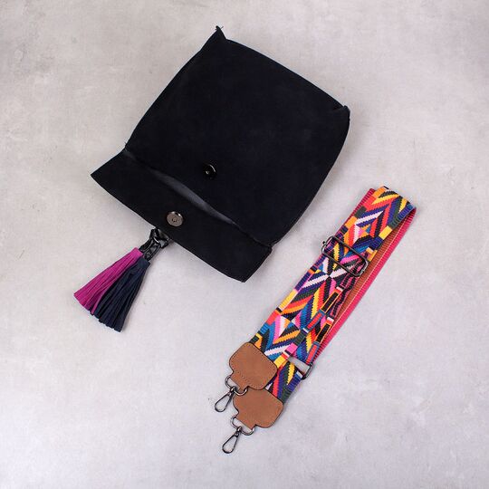 Женская сумка DAUNAVIA, черная П0749