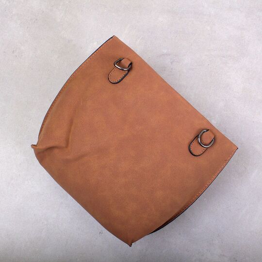 Жіноча сумка DAUNAVIA, коричнева П0751