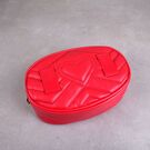 Женская поясная сумка, бананка DAUNAVIA, красная П0752