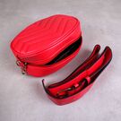 Женская поясная сумка, бананка DAUNAVIA, красная П0752