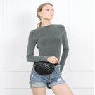 Жіноча поясна сумка, бананка DAUNAVIA, синя П0753