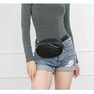 Жіноча поясна сумка, бананка DAUNAVIA, синя П0753