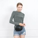 Жіноча поясна сумка, бананка DAUNAVIA, синя П0753