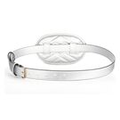 Женская поясная сумка, бананка DAUNAVIA, белая П0756 Женская поясная сумка, бананка DAUNAVIA, белая П0756