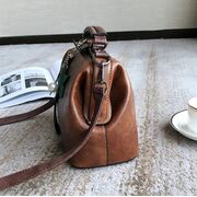 Женская сумка, коричневая П0757