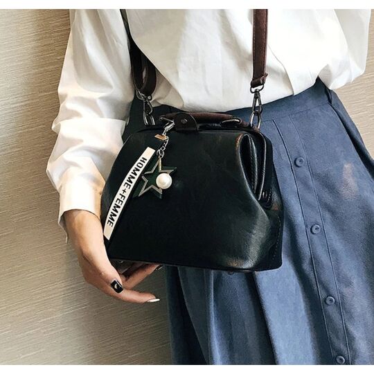 Женская сумка, черная П0758