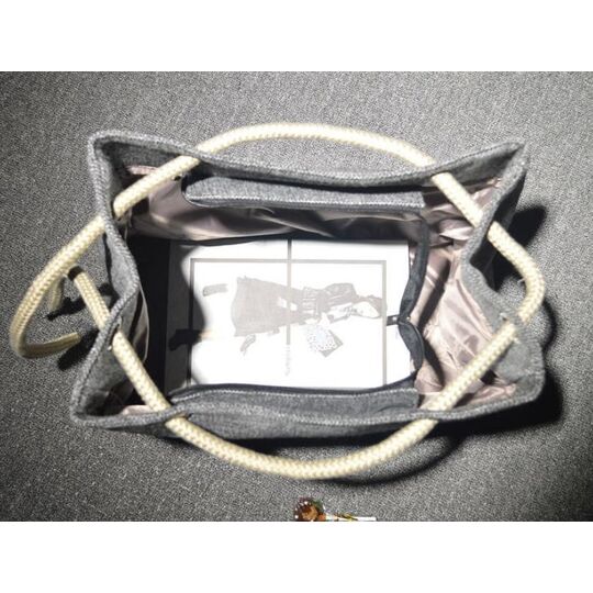 Женская сумка Scione, серая П0770 Женская сумка Scione, серая П0770