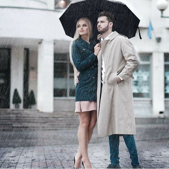 Зонтик красный, П0780