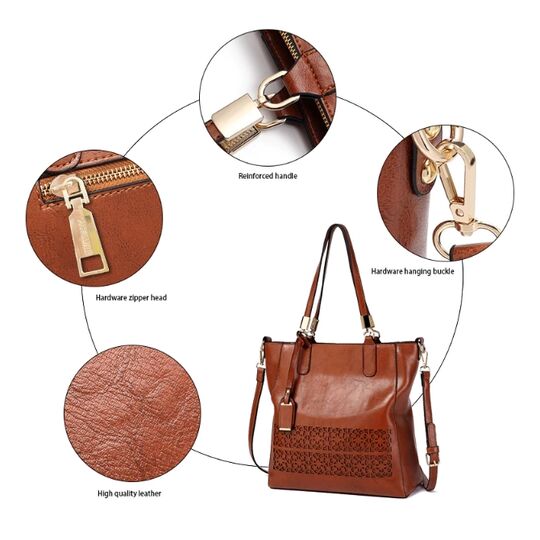 Женская сумка ACELURE, коричневая П0792