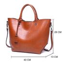 Женская сумка ACELURE, коричневая П0807