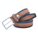 Чоловічий ремінь KAVENPETER, коричневий П0819