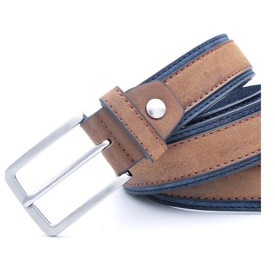 Чоловічий ремінь KAVENPETER, коричневий П0819