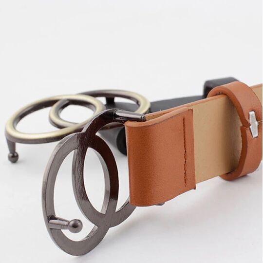 Женский ремень, коричневый П0820 Женский ремень, коричневый П0820