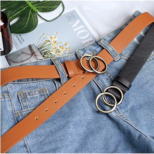 Женский ремень, коричневый П0820 Женский ремень, коричневый П0820