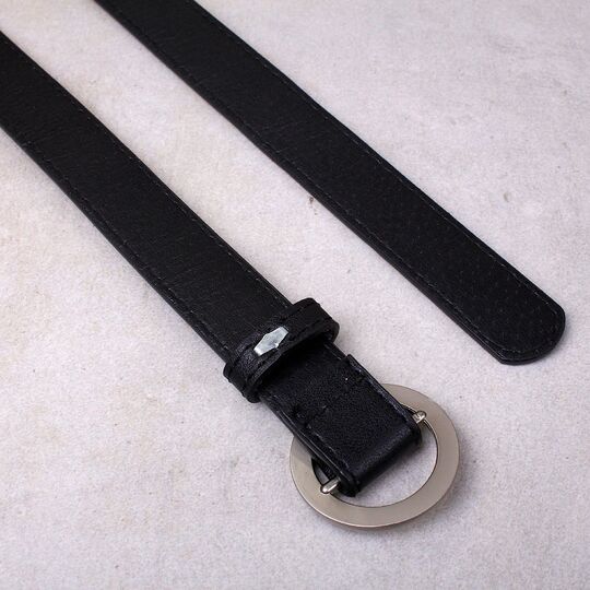 Жіночий ремінь, чорний П0821