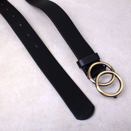 Жіночий ремінь, чорний П0823