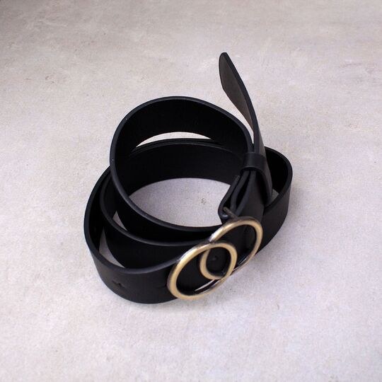 Жіночий ремінь, чорний П0823