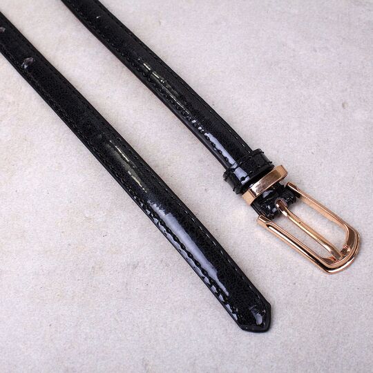 Женский ремень KLV, черный П0825