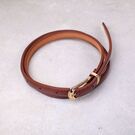 Женский ремень KLV, коричневый П0826 Женский ремень KLV, коричневый П0826