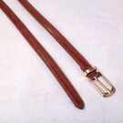 Женский ремень KLV, коричневый П0826 Женский ремень KLV, коричневый П0826