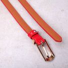 Жіночий ремінь KLV, червоний П0828 Жіночий ремінь KLV, червоний П0828