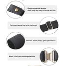 Пояс без пряжки, чорний П0830 Пояс без пряжки, чорний П0830