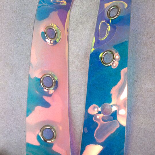 Женский ремень KLV, прозрачный П0835