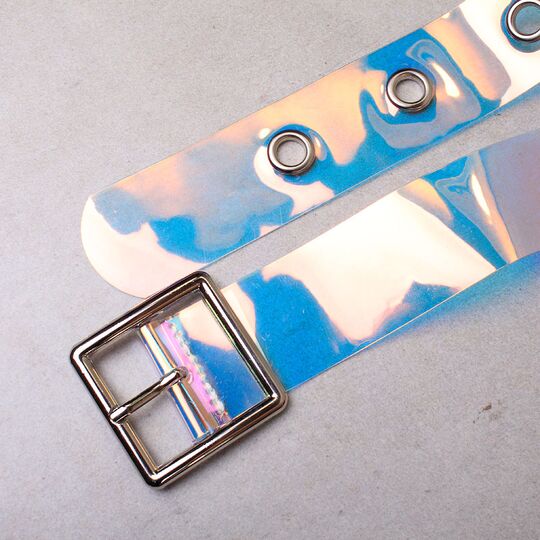 Женский ремень KLV, прозрачный П0836