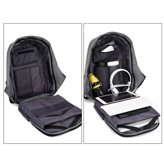 Рюкзаки для ноутбуков - Рюкзак для ноутбука OUBDAR, черный П0844