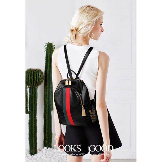 Жіночий рюкзак Cesha, чорний П0848