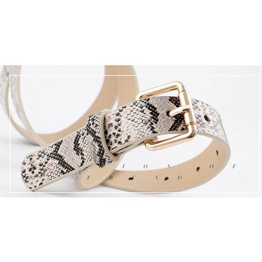 Жіночий ремінь LANSHITINA, червоний П0857