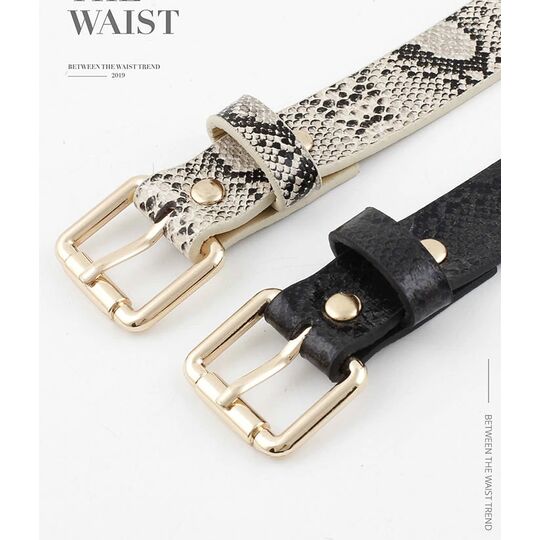 Жіночий ремінь LANSHITINA, білий П0859