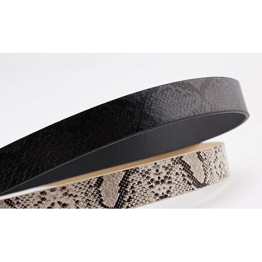 Жіночий ремінь LANSHITINA, білий П0859