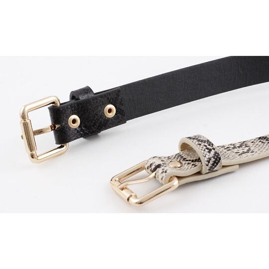 Жіночий ремінь LANSHITINA, білий П0859