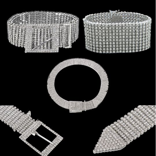 Женский ремень WANGSCANIS, с камнями П0860