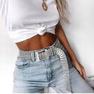 Женский ремень WANGSCANIS, с камнями П0860