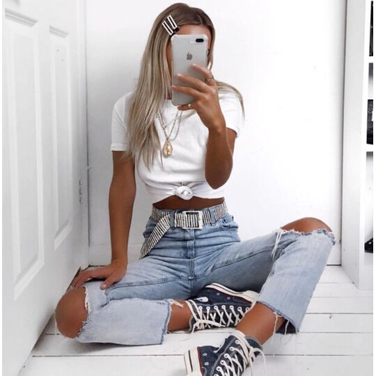 Женский ремень WANGSCANIS, с камнями П0860