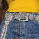 Женский ремень WANGSCANIS, с камнями П0860