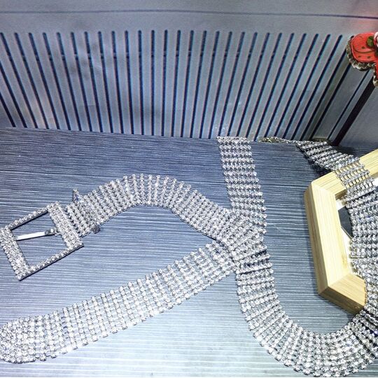 Женский ремень WANGSCANIS, с камнями П0860