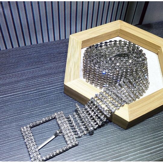 Женский ремень WANGSCANIS, с камнями П0860